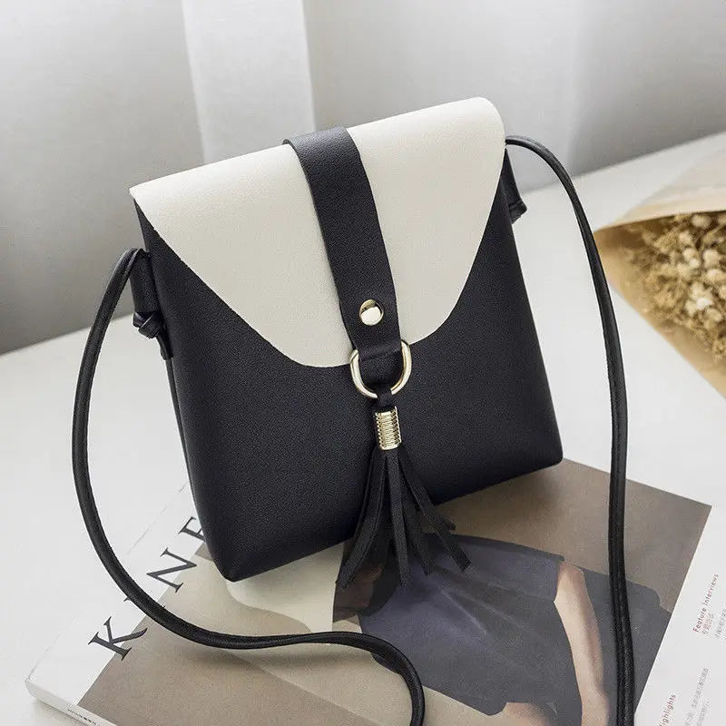 Women Mini Tassel Crossbody Bag Chain Shoulder Messenger Purse Satchel