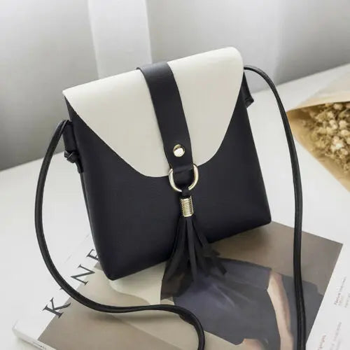 Women Mini Tassel Crossbody Bag Chain Shoulder Messenger Purse Satchel