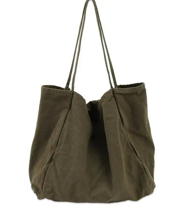 Large-capacity Canvas Shoulder Bag