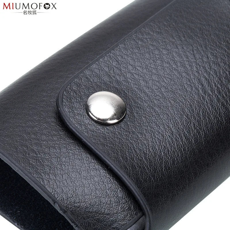 Travel Leather Key Holder Organizer Wallet Ring Keychain