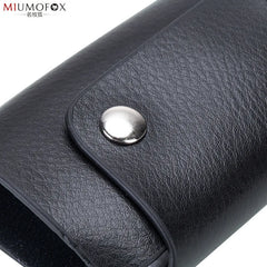 Travel Leather Key Holder Organizer Wallet Ring Keychain