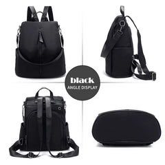 Women Canvas Backpack Student School Bag Preppy Style