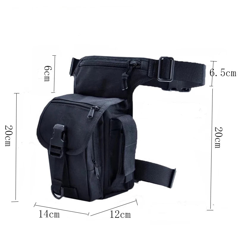 Punk Vintage Motorcycle Leg Belt Steampunk Waist Bag