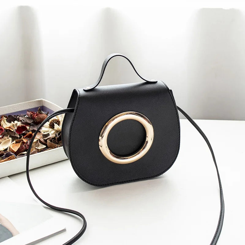 Sweet Candy Macarons Clamshell Shoulder Handbag Portable Crossbody