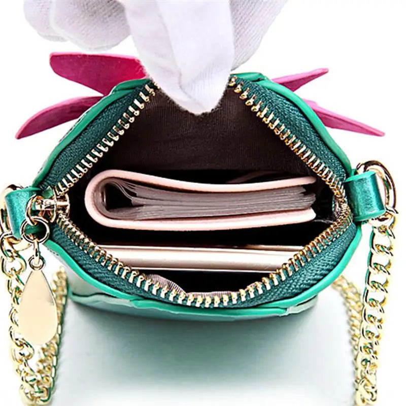 Summer Phone Bag Flower Decor Mini Crossbody Bag