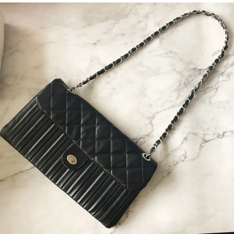 Graceful Rhombus Chain Women's Bag - Customizable