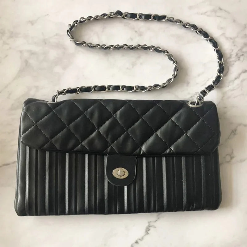 Graceful Rhombus Chain Women's Bag - Customizable