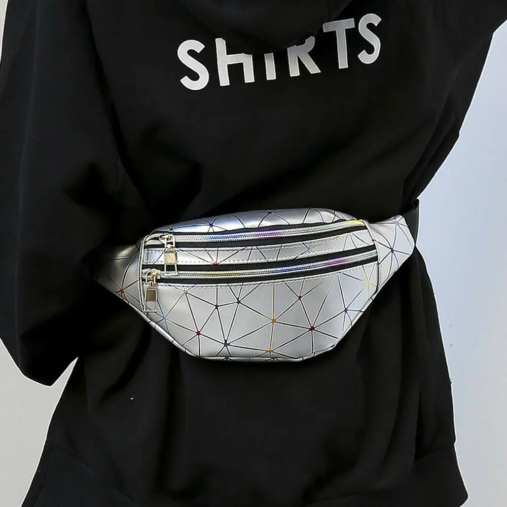 Women PU Leather Fanny Pack Pouch Lady Waterproof Travel Waist Wallet
