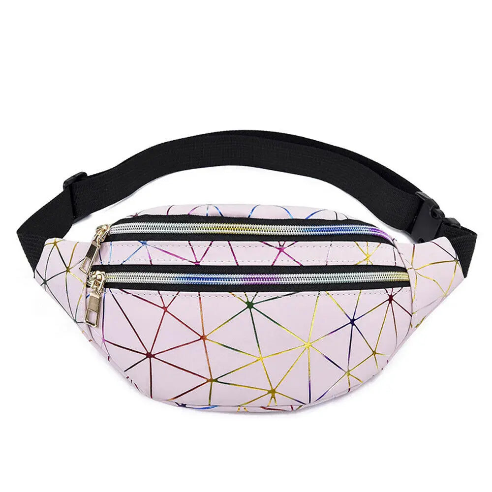 Women PU Leather Fanny Pack Pouch Lady Waterproof Travel Waist Wallet