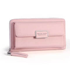 Korean-Style Zipper Handbag with Chain