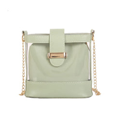 Transparent Women's Shoulder Beach Bag Waterproof Wave Point Master Bag