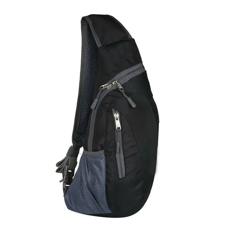 Solid Cross Body Sling Bag Outdoor Sport Chest Waist Pack