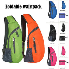 Solid Cross Body Sling Bag Outdoor Sport Chest Waist Pack