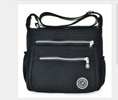 Women Nylon Shoulder Bag Multi-pocket Crossbody Tote Purse Messenger Satchel