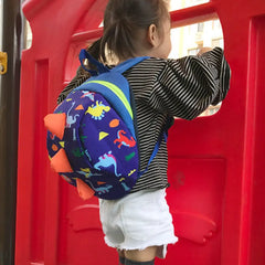 Cartoon Dinosaur Baby Backpack Kindergarten School Bag Walking Safety Harness