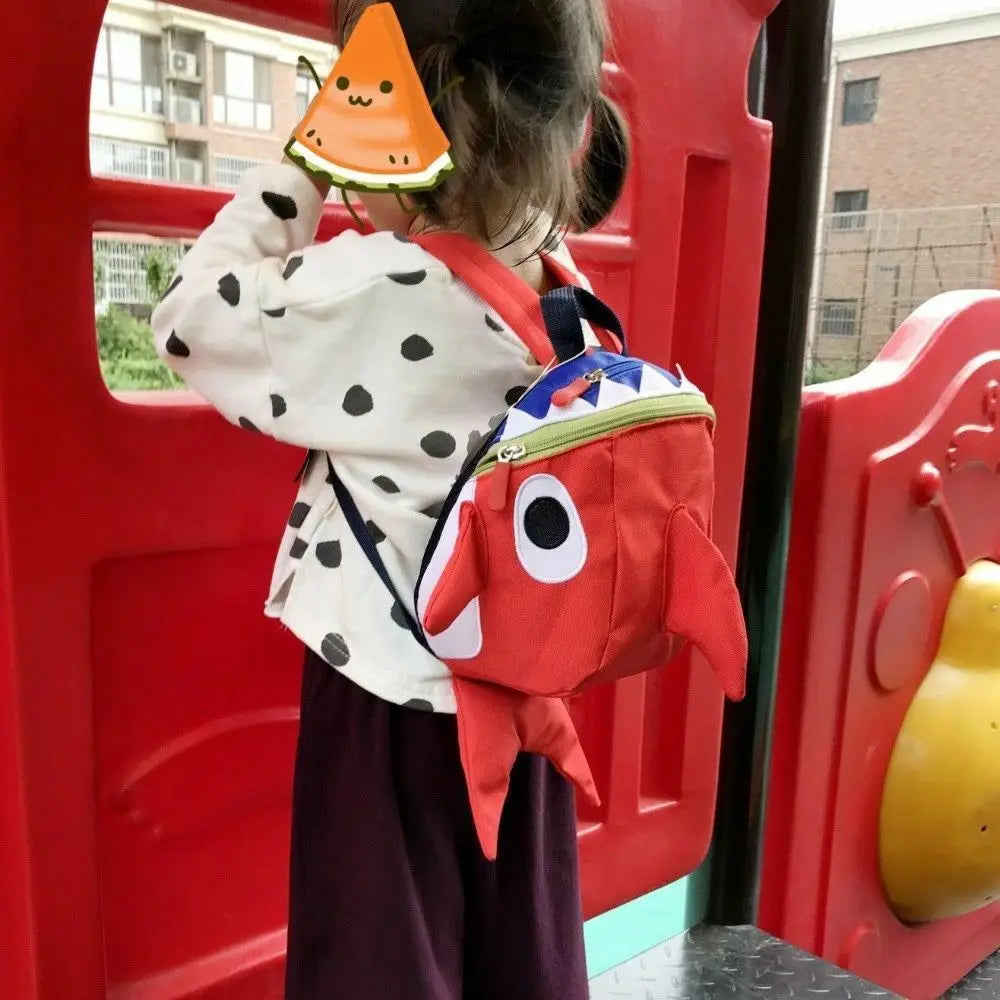 Cartoon Dinosaur Baby Backpack Kindergarten School Bag Walking Safety Harness