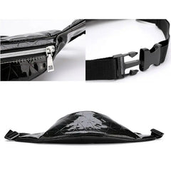 Glitter Laser Plaid Fanny Pack Money Belt Bag