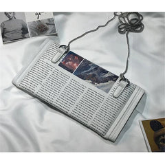 Women Handbag Chain PU Shoulder Bag Envelope Casual Clutch Purse