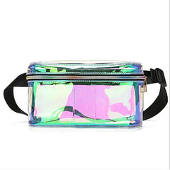 Waterproof Transparent Waist Bags Laser Waist Pack Clear Fanny Pack