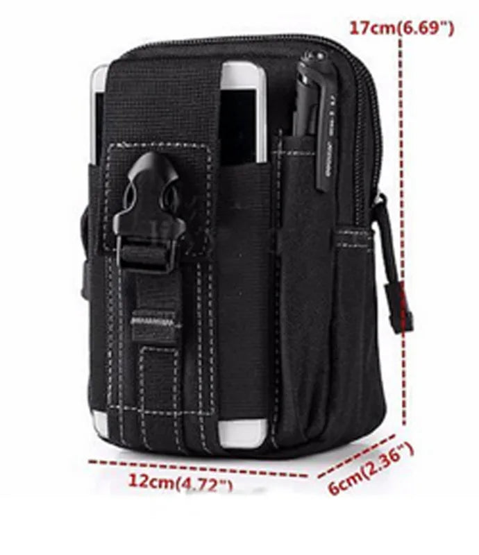 Waterproof Nylon Tactical Waist Bag Sport Pack Pouch