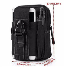Waterproof Nylon Tactical Waist Bag Sport Pack Pouch
