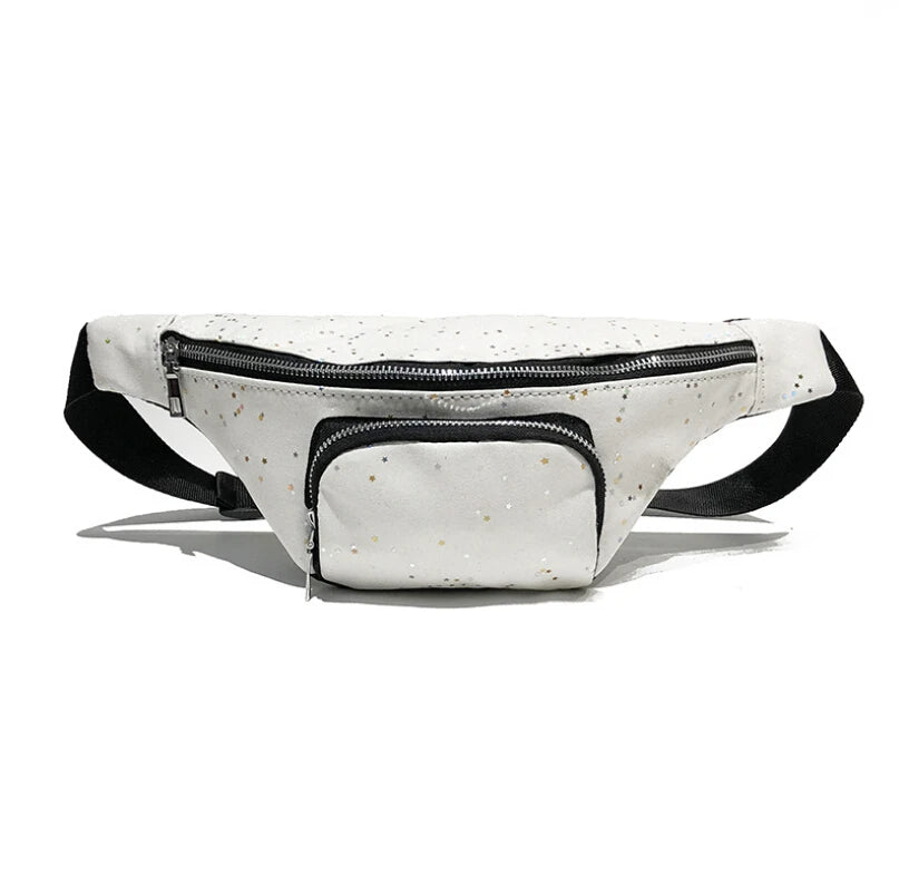 Women Lady Waist Fanny Pack Belt Bag Pouch Travel Hip Bum Bag Ladies Sequins