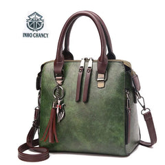 Women's High PU Crossbody Shoulder Bag Boston Handbag