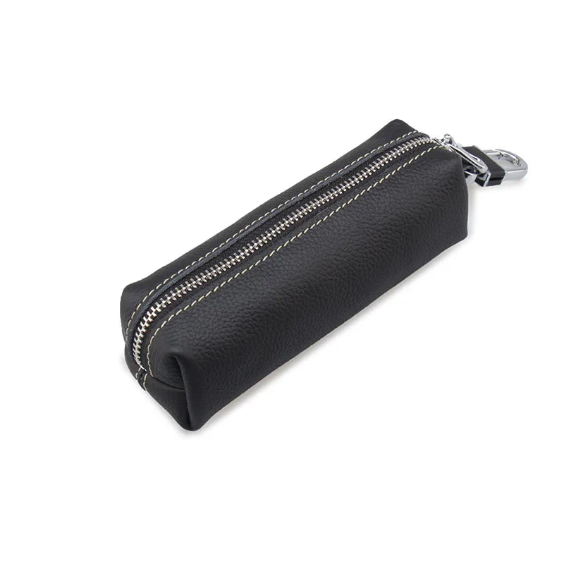 Leather Housekeeper Keychains Purse for Women & Men