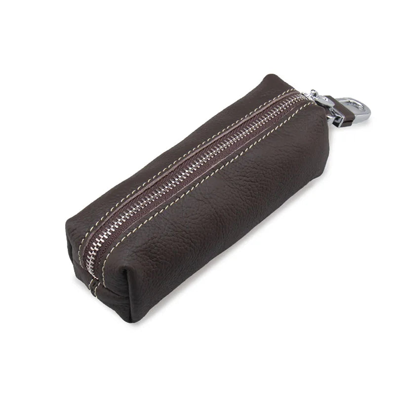 Leather Housekeeper Keychains Purse for Women & Men
