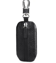 Leather Car Key Purse Waterproof Zipper Universal Key Wallet
