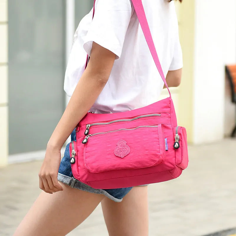 Nylon Crossbody Bag Shoulder Bags Waterproof Shopping Bag for Women