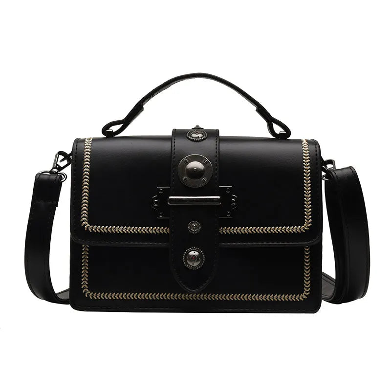 Women's PU Shoulder Bag Layered Large Capacity Handbag