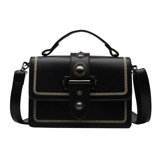 Women's PU Shoulder Bag Layered Large Capacity Handbag