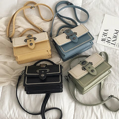 Women's PU Shoulder Bag Layered Large Capacity Handbag