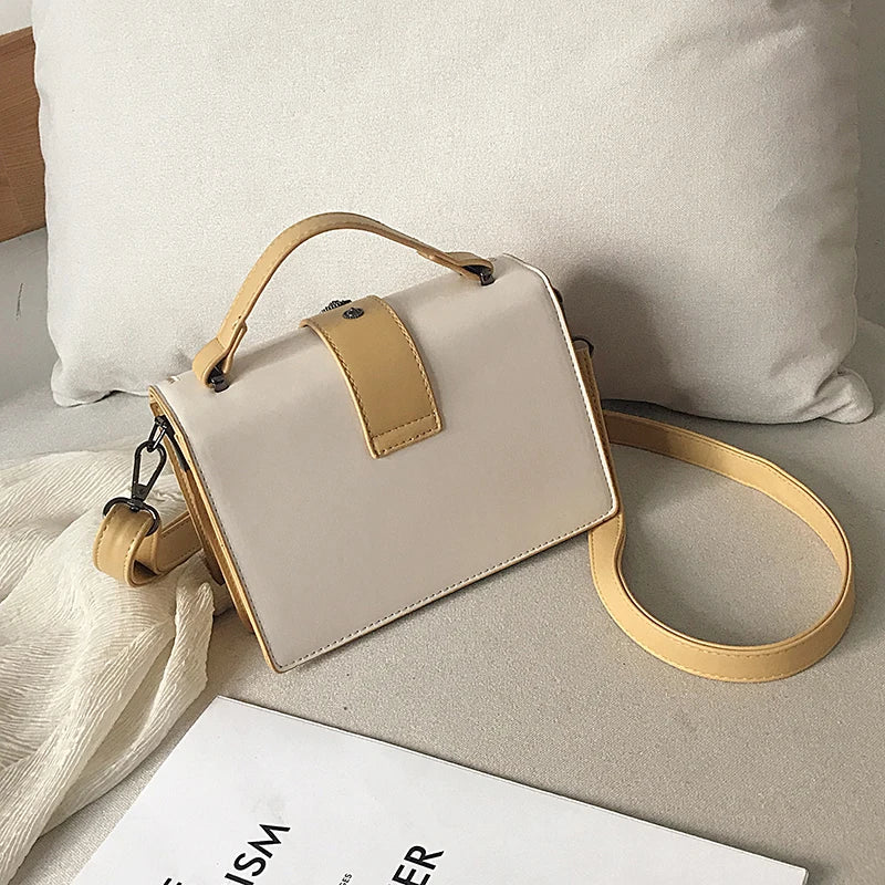 Women's PU Shoulder Bag Layered Large Capacity Handbag
