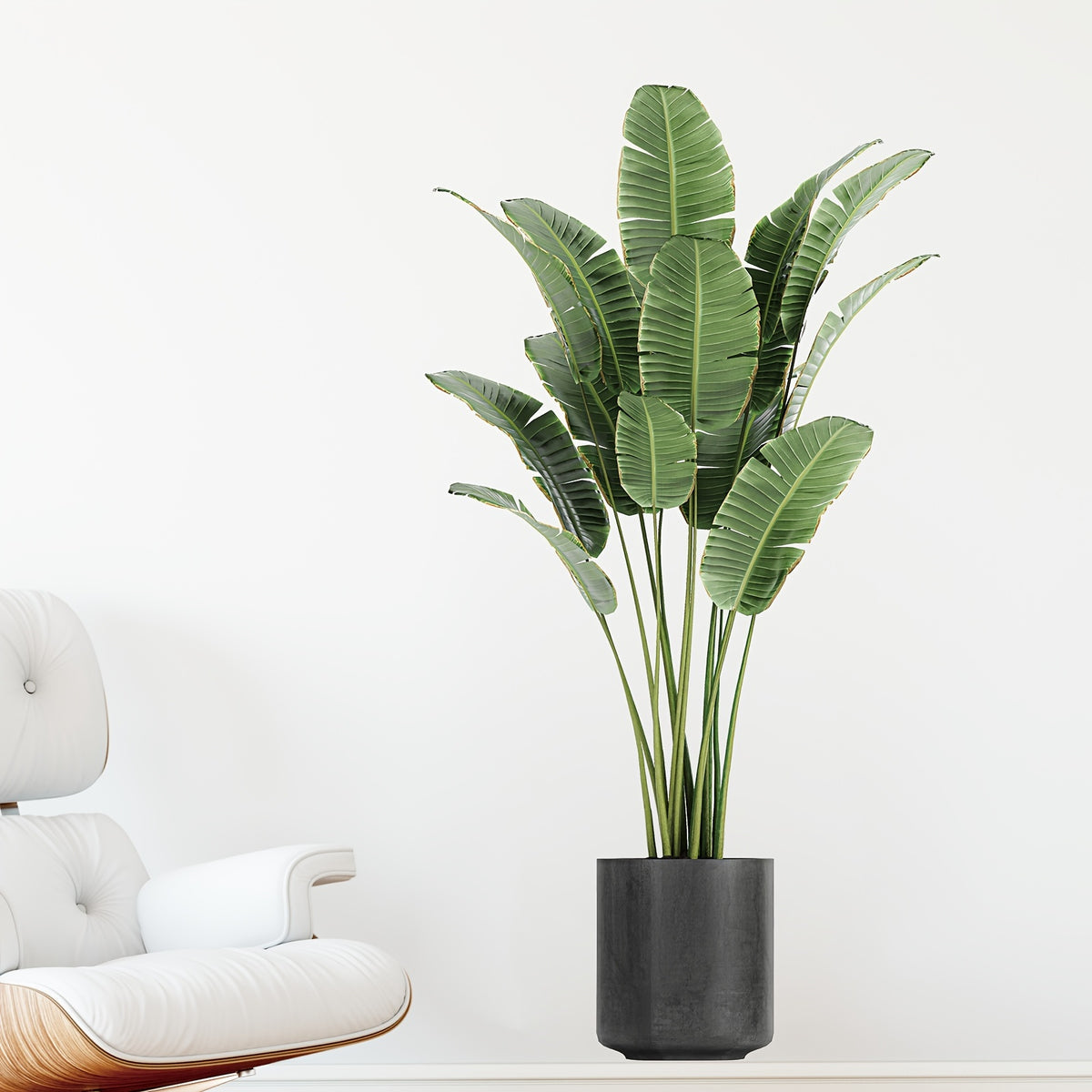 Tropical Green Plant Wall Decals - Removable Bonsai Decals