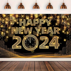 New Year Countdown Cloth Hanging Banner Party Decoration