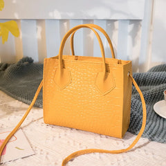 Crocodile Pattern Crossbody Handbags Vintage Shoulder Bag