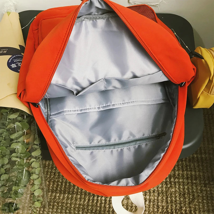 College Style Waterproof Backpack Women Large Capacity