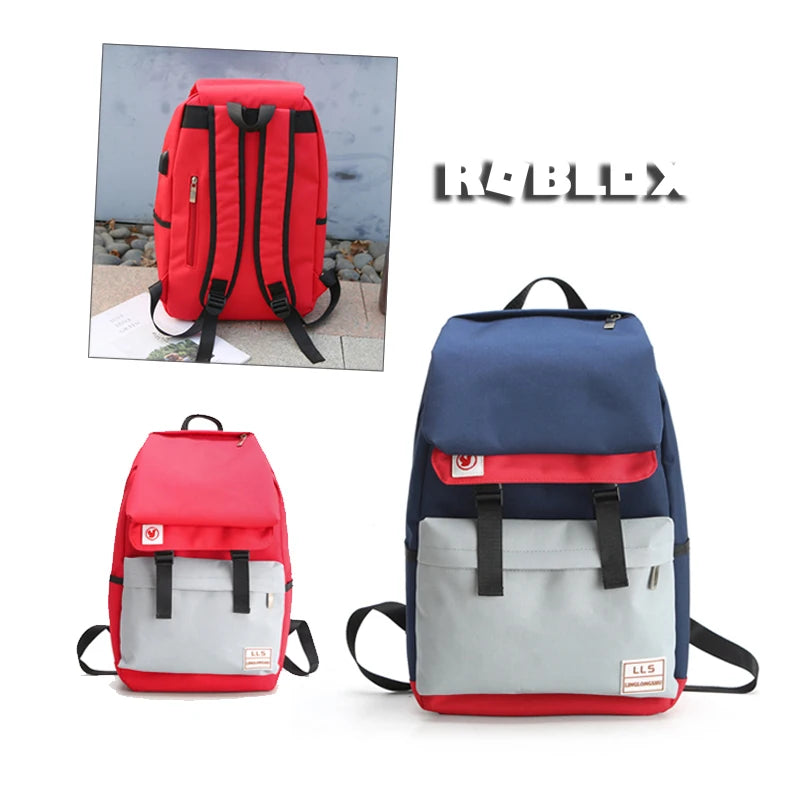 Stitching Backpack for Kids Girls Boys Student Travel Bolsa Escolar