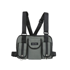 Hip Hop Streetwear Chest Rig Waist Bag Compact Cross Shoulder Bag