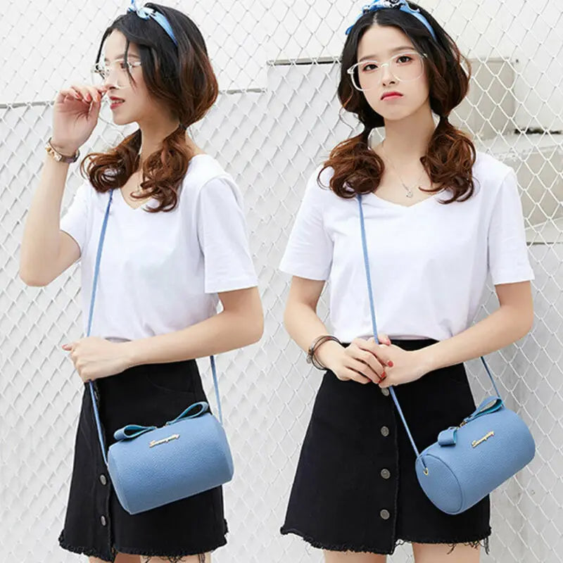 Soft Leather Women's Messenger Bag Shoulder Purse