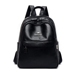 Hot Women Leather Backpacks Women Shoulder Bag High Capacity Backpack