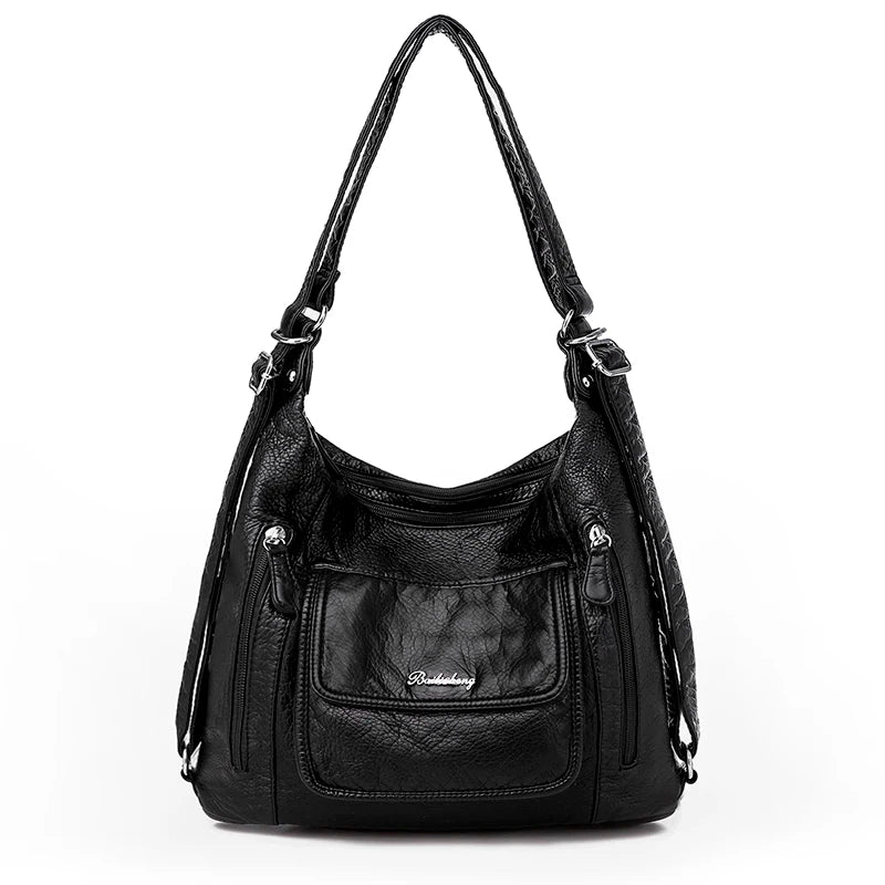 Vintage Soft Large Capacity Leather Tote Bag