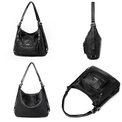 Vintage Soft Large Capacity Leather Tote Bag
