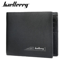 Men Short Wallet Vintage Slim Mens Wallet Business Male Purse PU Leather