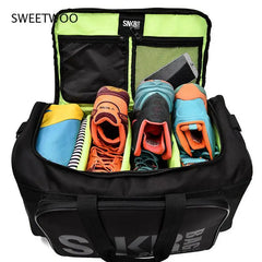Men Women Gym Bag Sneaker Shoes Compartment Waterproof Duffel Bags