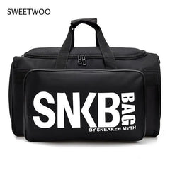 Men Women Gym Bag Sneaker Shoes Compartment Waterproof Duffel Bags