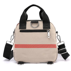 Lady Crossbody Shoulder Bag Lightweight Nylon Waterproof Stripe