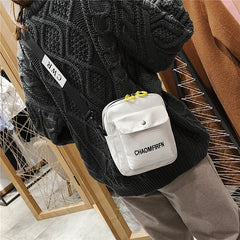 Canvas Shoulder Bag Casual Tote Outdoor Zipper Handbag